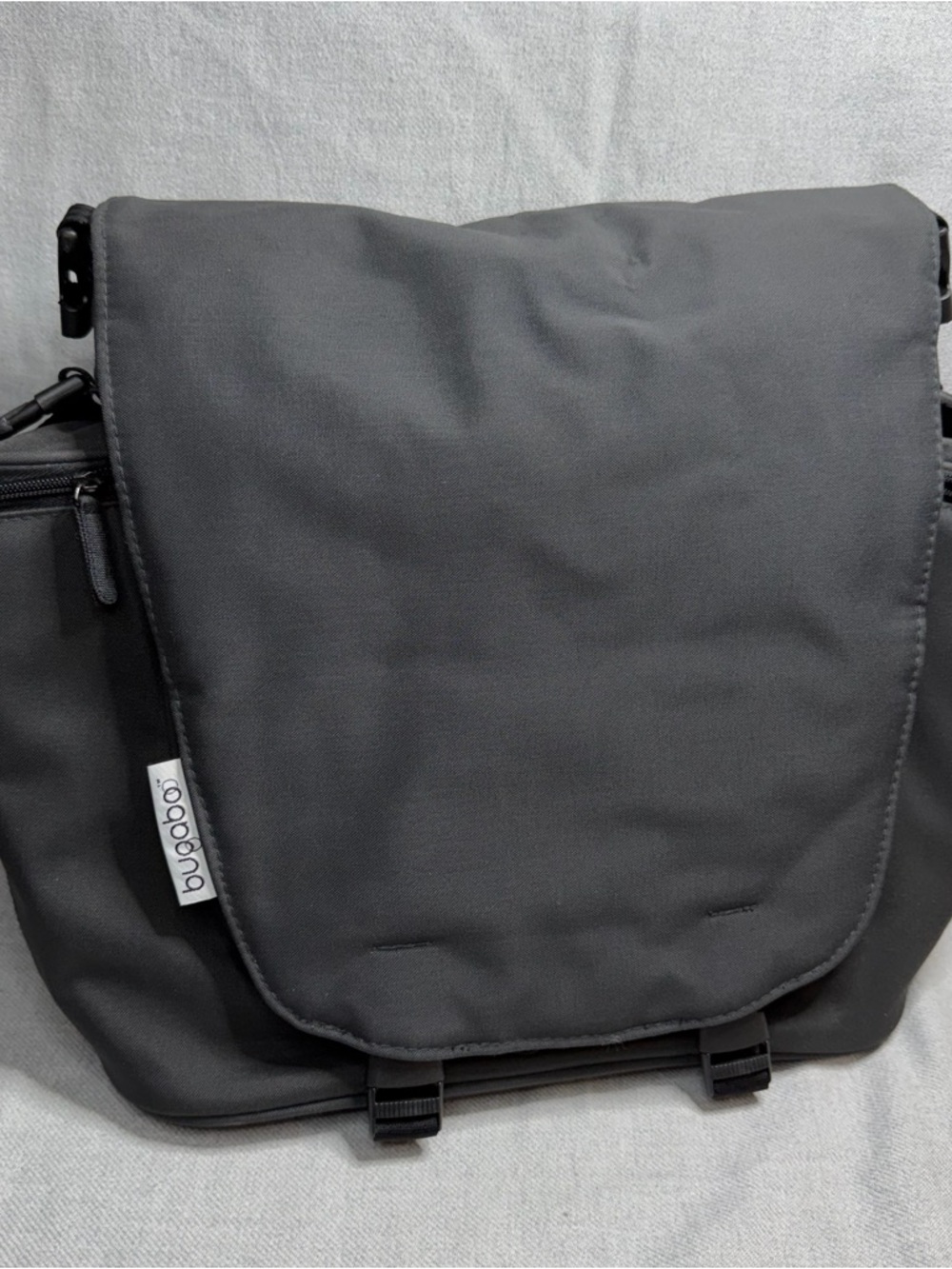 NWOT Bugaboo Black & Yellow Diaper Bag W/Removable Changing Pad - Picture 2 of 16
